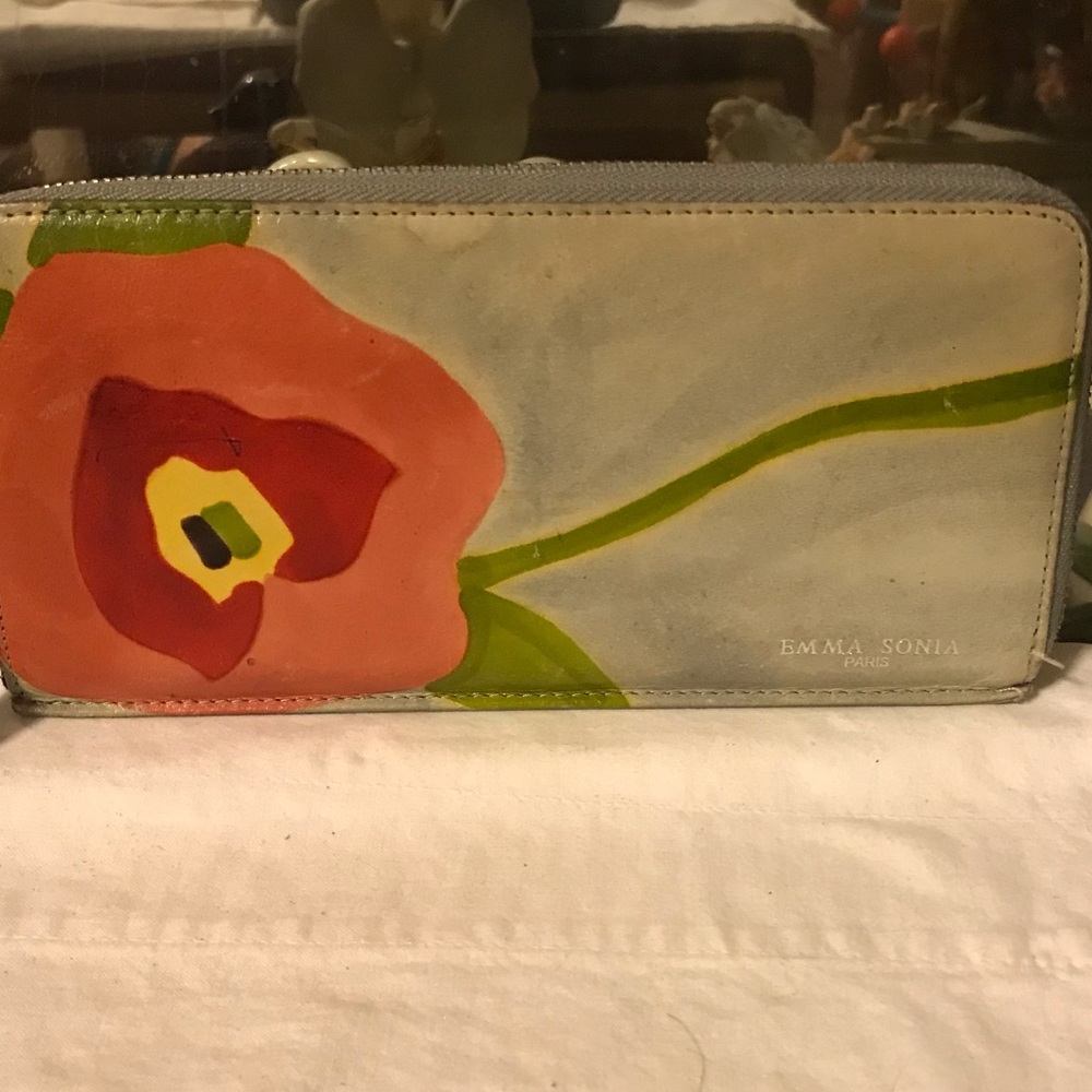 Emma Sonia Leather Organizer Wallet